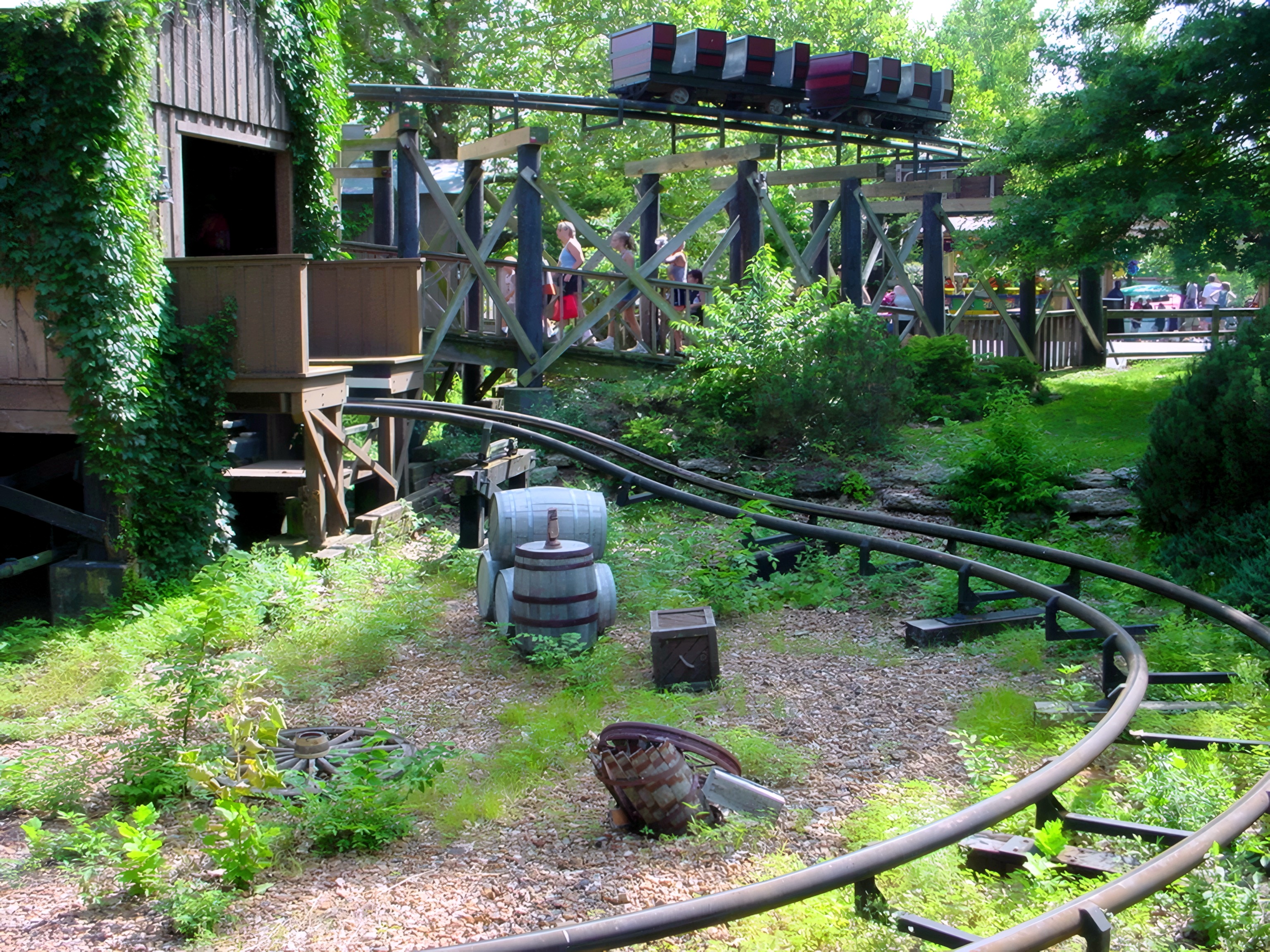 Kolejka górska River King Mine Train